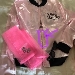 Halloween costume pink ladies Grease